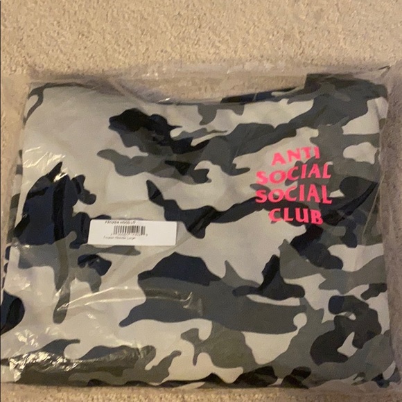 Anti social social club frozen hoodie - Picture 3 of 3